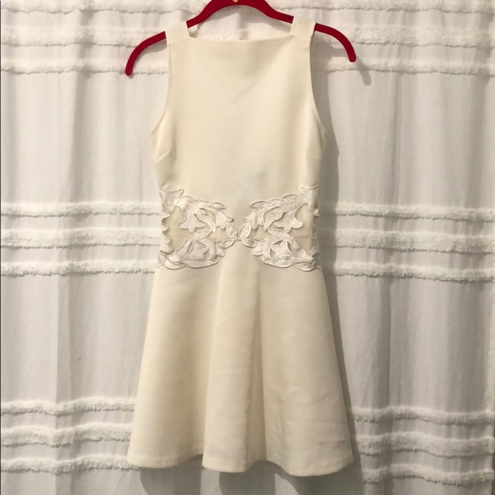 white dress
